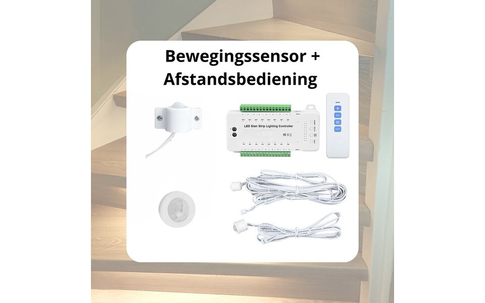 Velvalux Velvalux Dimbare LED Trapverlichting Set Warm Wit 3000K Velvalux Velvalux Dimbare LED Trapverlichting Set Warm Wit 3000K