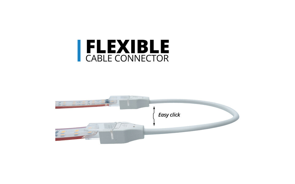 Velvalux LED Strip Doorverbinder voor Velvalux LED strip - Flexibele Connector