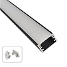 Velvalux Velvalux Zwart Aluminium Profiel voor LED strip Trapverlichting