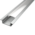 LED Strip Profiel Velvalux Profi - Zilver Aluminium 1m Inbouw