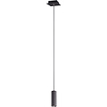 Zwarte LED Hanglamp Trion Mary - 1-lichts, Mat Zwart Aluminium, GU10