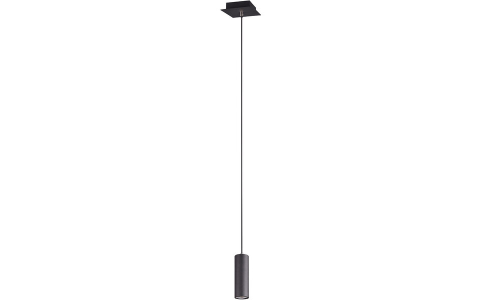 HLW LED Zwarte LED Hanglamp Trion Mary - 1-lichts, Mat Zwart Aluminium, GU10
