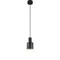 Moderne Zwarte Metalen LED Hanglamp Trion Dago met E27 Fitting