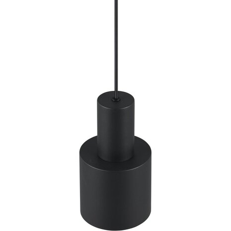 HLW LED Moderne Zwarte Metalen LED Hanglamp Trion Dago met E27 Fitting HLW LED Moderne Zwarte Metalen LED Hanglamp Trion Dago met E27 Fitting