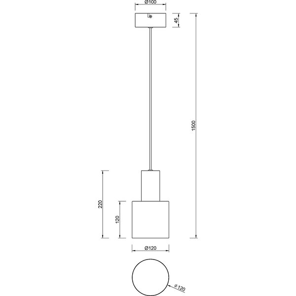 HLW LED Moderne Zwarte Metalen LED Hanglamp Trion Dago met E27 Fitting HLW LED Moderne Zwarte Metalen LED Hanglamp Trion Dago met E27 Fitting
