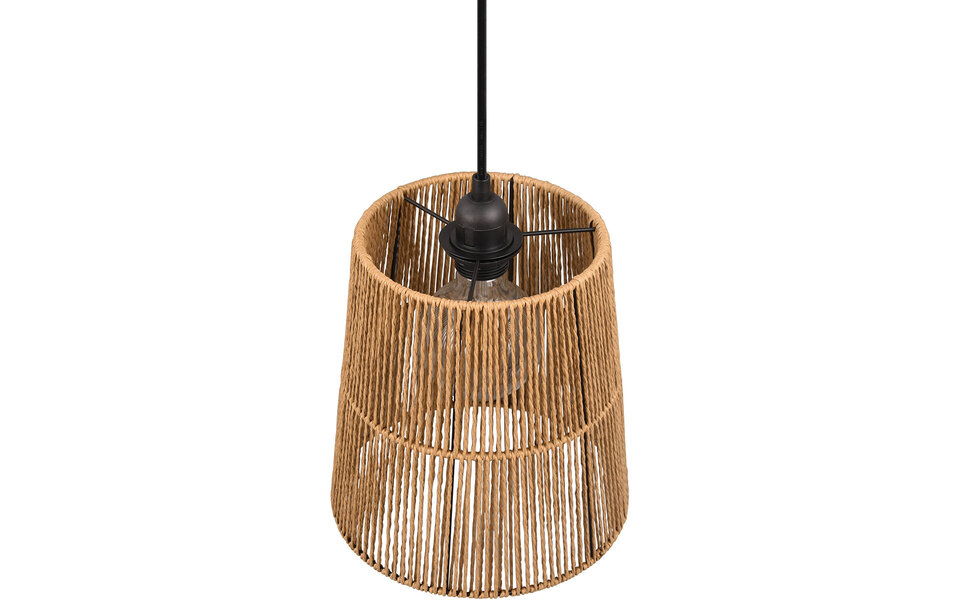 HLW LED LED Hanglamp Trion Holz - Elegante ronde hangverlichting met E27 fitting, energiezuinig en duurzaam HLW LED LED Hanglamp Trion Holz - Elegante ronde hangverlichting met E27 fitting, energiezuinig en duurzaam