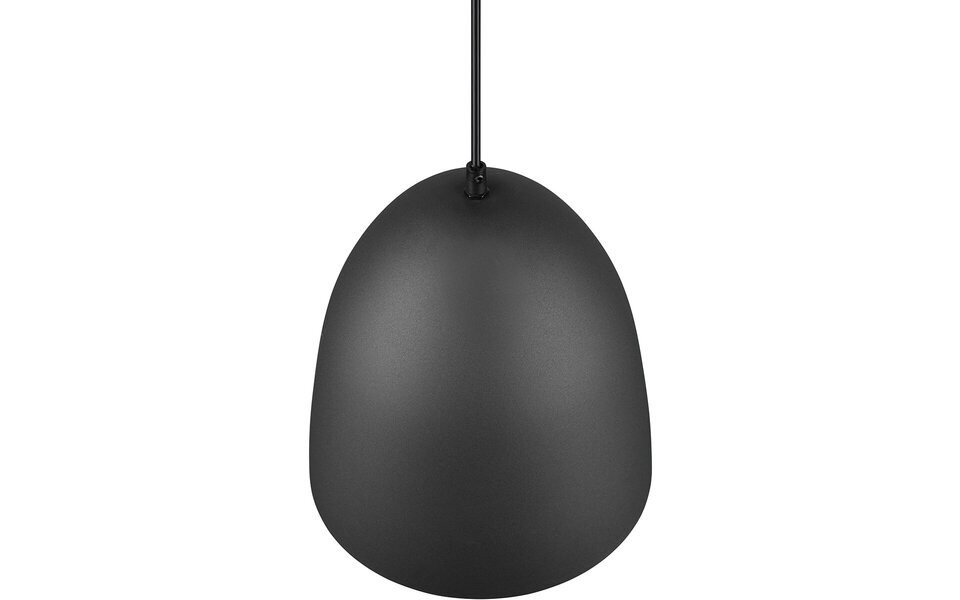 HLW LED Stijlvolle LED Hanglamp Trion Lopez - Mat Zwart & Gouden Lichtvenster - E27 Fitting