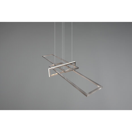 HLW LED Witte Dimbare LED Hanglamp 34W Trion Salana - Warm Wit 3000K, Mat Nikkel HLW LED Witte Dimbare LED Hanglamp 34W Trion Salana - Warm Wit 3000K, Mat Nikkel