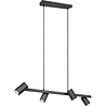 HLW LED Zwarte LED Hanglamp Trion Milona - 4-lichts, GU10 Fitting, Mat Zwart Aluminium HLW LED Zwarte LED Hanglamp Trion Milona - 4-lichts, GU10 Fitting, Mat Zwart Aluminium