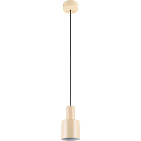 LED Hanglamp Trion Dago - Metalen, Beige E27 Fitting