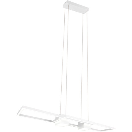HLW LED Trion Zuru 37W Witte LED Hanglamp - Dimbaar, Aanpasbare Kleur & Aluminium