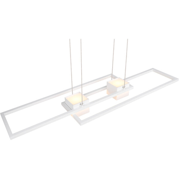 HLW LED Trion Zuru 37W Witte LED Hanglamp - Dimbaar, Aanpasbare Kleur & Aluminium