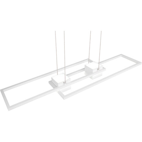 HLW LED Trion Zuru 37W Witte LED Hanglamp - Dimbaar, Aanpasbare Kleur & Aluminium