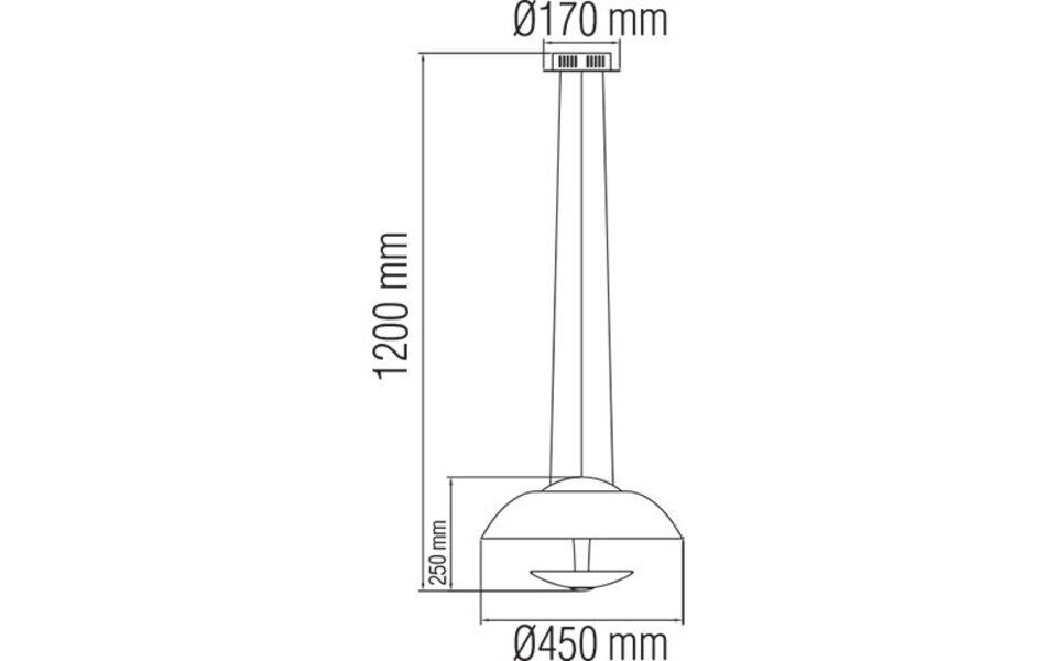 HLW LED LED Hanglamp Viesta 24W - Witte LED Hanglamp met Neutraal Wit Licht 4000K