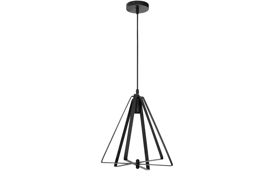 HLW LED Industriële LED Hanglamp Maxi - Ronde Zwarte Aluminium Hangverlichting E27