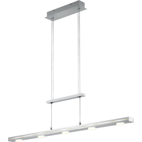 HLW LED LED Hanglamp Trion Lacy 21W - Dimbaar, Aanpasbare Kleur, Mat Nikkel