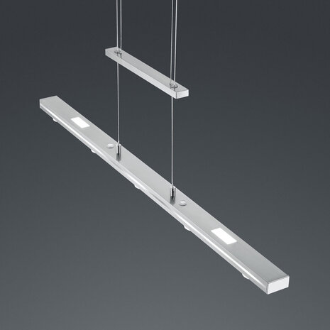 HLW LED LED Hanglamp Trion Lacy 21W - Dimbaar, Aanpasbare Kleur, Mat Nikkel