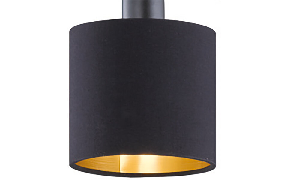 HLW LED LED Hanglamp Trion Torry - Mat Zwarte LED Hanglamp met Aluminium & 4 E14 Fittingen