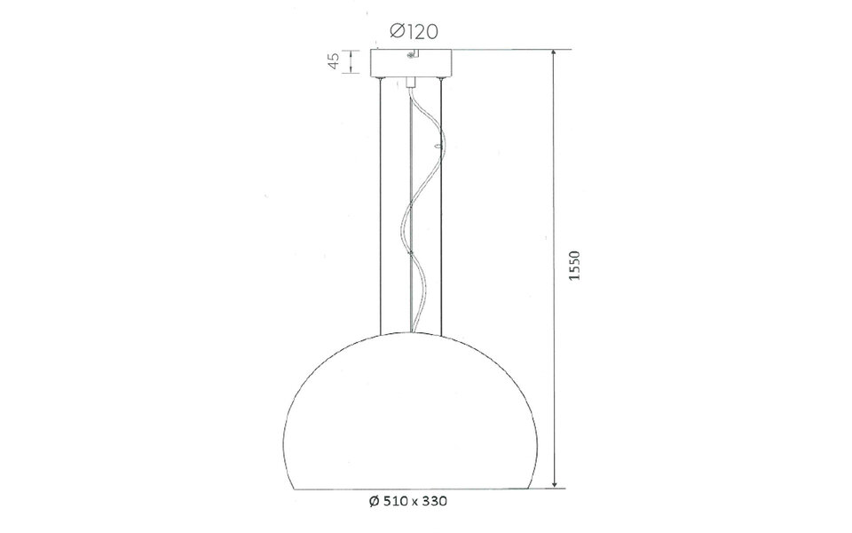 HLW LED Gouden LED Hanglamp Mat Goud - Elegante LED Lamp met E27 Fitting
