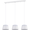 HLW LED Witte LED Hanglamp Trion Barnaness - 6-lichts, Mat Wit Aluminium, E14