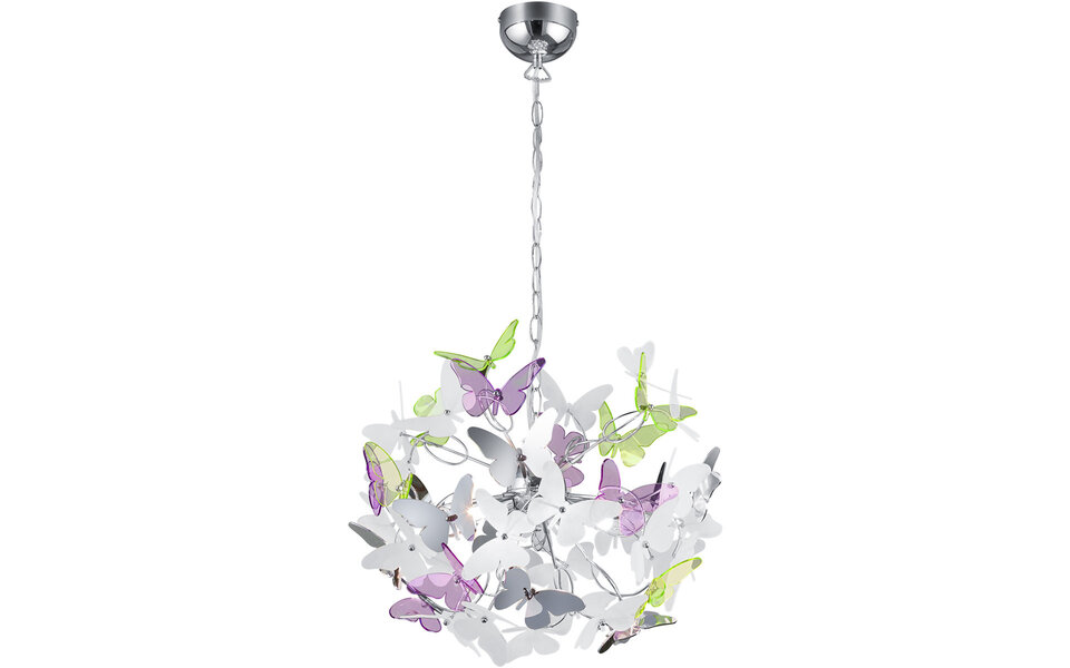 HLW LED LED Hanglamp Trion Baduli - 4-lichts LED lamp met G9 fitting en glans chroom HLW LED LED Hanglamp Trion Baduli - 4-lichts LED lamp met G9 fitting en glans chroom