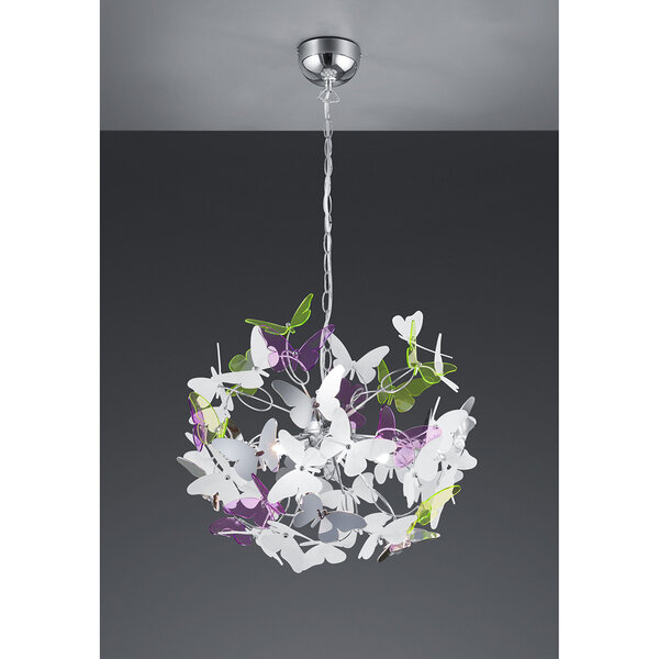 HLW LED LED Hanglamp Trion Baduli - 4-lichts LED lamp met G9 fitting en glans chroom