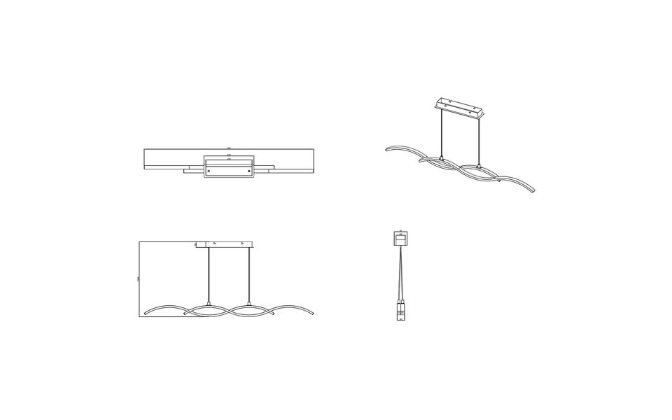 HLW LED LED Hanglamp Trion Cidoni 25W - Witte LED Hanglamp Warm Wit 3000K Mat Chroom HLW LED LED Hanglamp Trion Cidoni 25W - Witte LED Hanglamp Warm Wit 3000K Mat Chroom