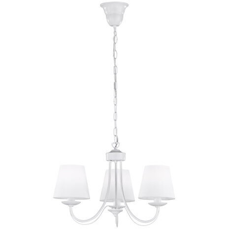 LED Hanglamp Trion Citra - Witte LED Hanglamp met 3 lichtpunten en E14 fitting