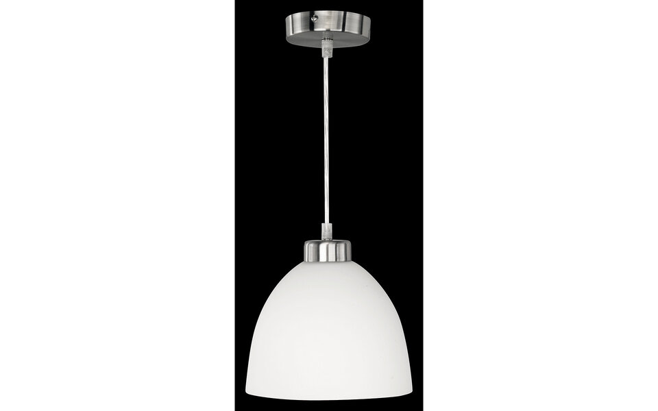 HLW LED LED Hanglamp Trion Dolina - Rond mat chromen design met E27 fitting