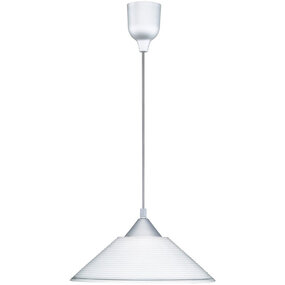 LED Hanglamp Trion Dikon - Stoffen & Witte LED Hanglamp E27