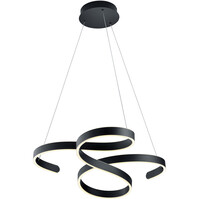 Dimbare LED Hanglamp 52W - Warm Wit - Mat Antraciet