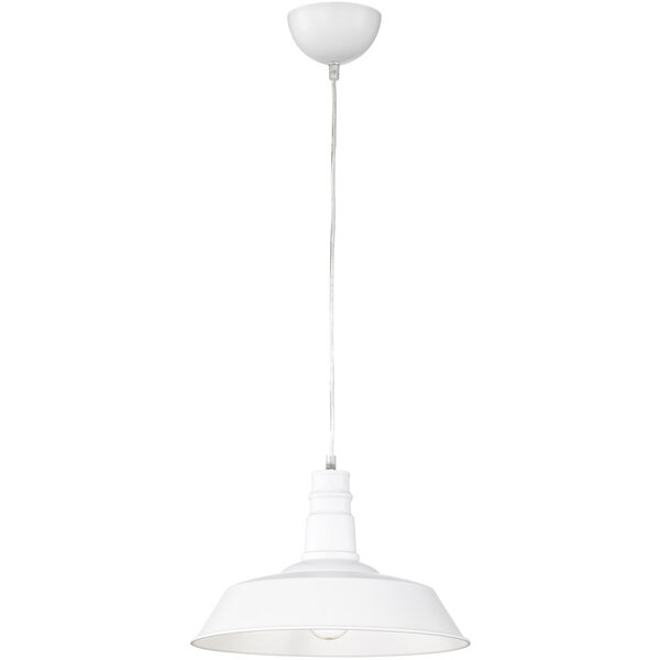 HLW LED Witte LED Hanglamp Trion Wulo - Rond Aluminium, E27 Fitting, Mat Wit HLW LED Witte LED Hanglamp Trion Wulo - Rond Aluminium, E27 Fitting, Mat Wit