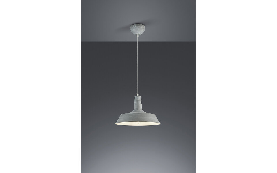 HLW LED Trion Wulo LED Hanglamp - Beton & Aluminium, E27 Fitting, Modern Design HLW LED Trion Wulo LED Hanglamp - Beton & Aluminium, E27 Fitting, Modern Design