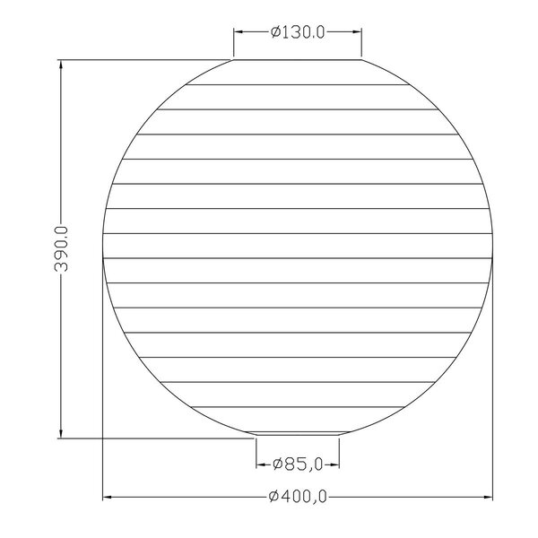 HLW LED LED Hanglamp Mat Wit - Duurzame Witte LED Hanglamp met E27 Fitting