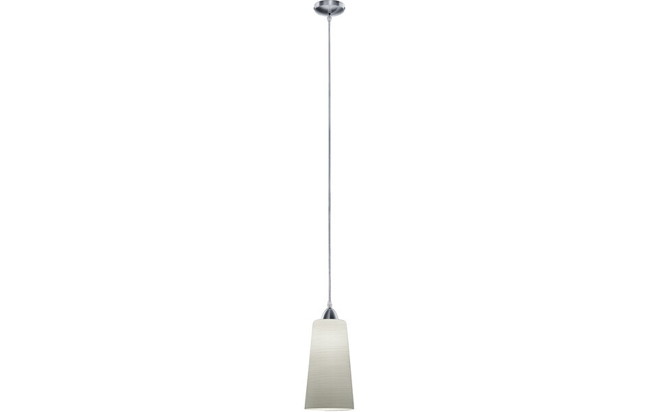 HLW LED LED Hanglamp Trion Konumo - Mat Nikkel Aluminium, E27, 1-lichts Rond