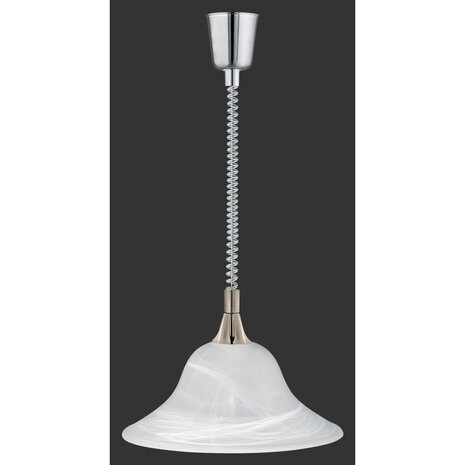 HLW LED LED Hanglamp Trion Voluna - Mat Nikkel Rond Aluminium, E27 Fitting HLW LED LED Hanglamp Trion Voluna - Mat Nikkel Rond Aluminium, E27 Fitting
