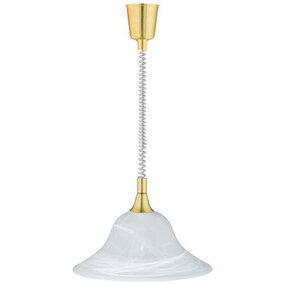 LED Hanglamp Trion Voluna - Mat Goud, E27 Fitting, Aluminium LED Hanglamp Trion Voluna - Mat Goud, E27 Fitting, Aluminium