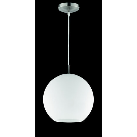 HLW LED LED Hanglamp Trion Mono XL - Rond, Mat Nikkel, Aluminium, E27 Fitting HLW LED LED Hanglamp Trion Mono XL - Rond, Mat Nikkel, Aluminium, E27 Fitting