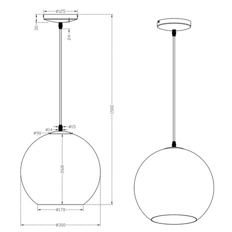 HLW LED LED Hanglamp Trion Mono XL - Rond, Mat Nikkel, Aluminium, E27 Fitting HLW LED LED Hanglamp Trion Mono XL - Rond, Mat Nikkel, Aluminium, E27 Fitting