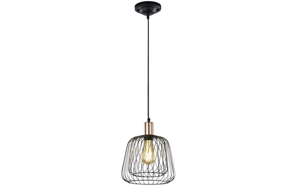 HLW LED Zwarte LED Hanglamp Trion Simon - Modern Design met E27 Fitting