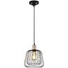 HLW LED Zwarte LED Hanglamp Trion Simon - Modern Design met E27 Fitting
