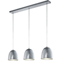 LED Hanglamp Trion Onutia - 3-lichts, E14 Fitting, Mat Zilver