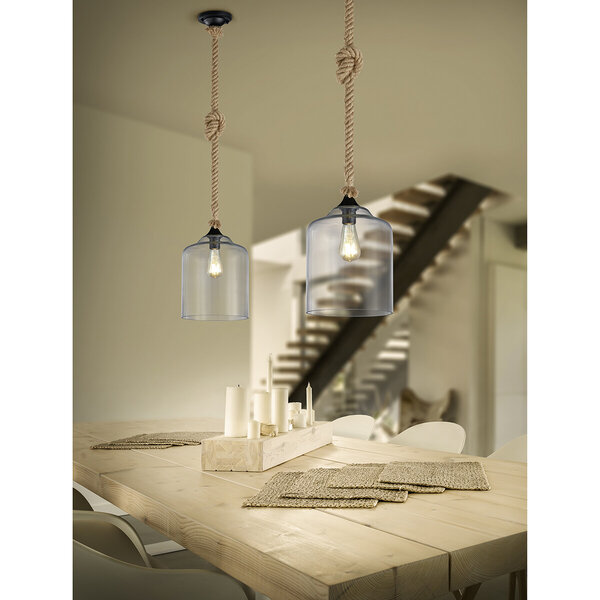 HLW LED Zwarte LED Hanglamp Trion Judon - Rond, Mat Zwart Aluminium, E27 LED lamp HLW LED Zwarte LED Hanglamp Trion Judon - Rond, Mat Zwart Aluminium, E27 LED lamp