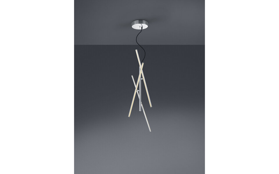 HLW LED Dimbare LED Hanglamp 5W - Witte LED Lamp met Warm Wit Licht, Verstelbaar & Stijlvol