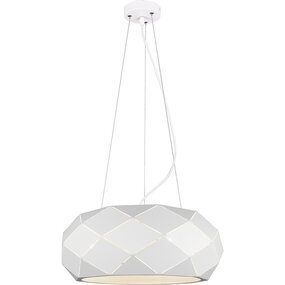 Witte LED Hanglamp - 3-lichts Mat Wit Aluminium Witte LED Hanglamp - 3-lichts Mat Wit Aluminium