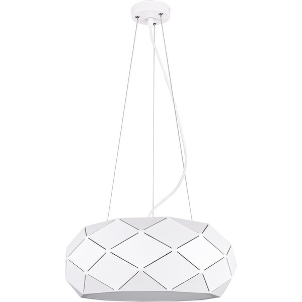 HLW LED LED Hanglamp Mat Wit - 3-lichts Rond Aluminium met E27 Fitting HLW LED LED Hanglamp Mat Wit - 3-lichts Rond Aluminium met E27 Fitting