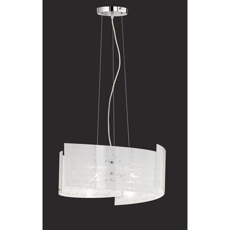 HLW LED LED Hanglamp Mat Wit - Trion Sonu 3-lichts met E27 fitting en aluminium