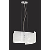HLW LED LED Hanglamp Mat Wit - Trion Sonu 3-lichts met E27 fitting en aluminium