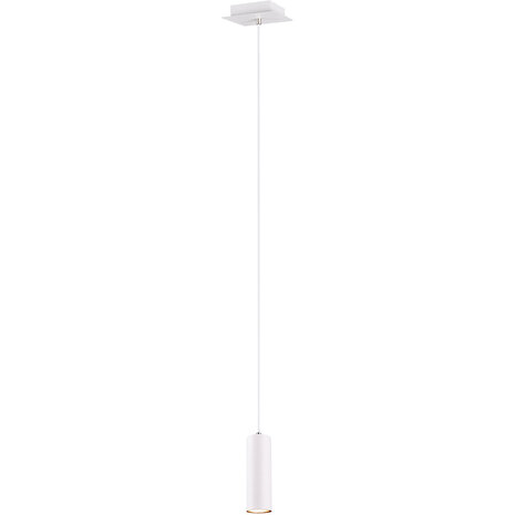HLW LED Witte LED Hanglamp Trion Mary - Mat Wit Aluminium, GU10 Fitting, 1-lichts HLW LED Witte LED Hanglamp Trion Mary - Mat Wit Aluminium, GU10 Fitting, 1-lichts