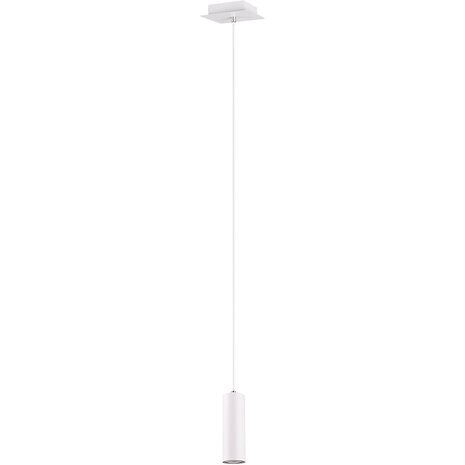 HLW LED Witte LED Hanglamp Trion Mary - Mat Wit Aluminium, GU10 Fitting, 1-lichts HLW LED Witte LED Hanglamp Trion Mary - Mat Wit Aluminium, GU10 Fitting, 1-lichts